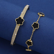 Lucky Five Petal Flower Bracelet Women's – Jewelry Gift Ideas — 8