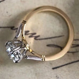 Hand Jewelry Brass Plated Two Tone Zircon Women's – Jewelry Gift Ideas — 5