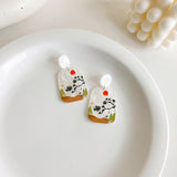 Flowers And Leaves Transparent Acrylic Earrings – Stylish Gifts — 6