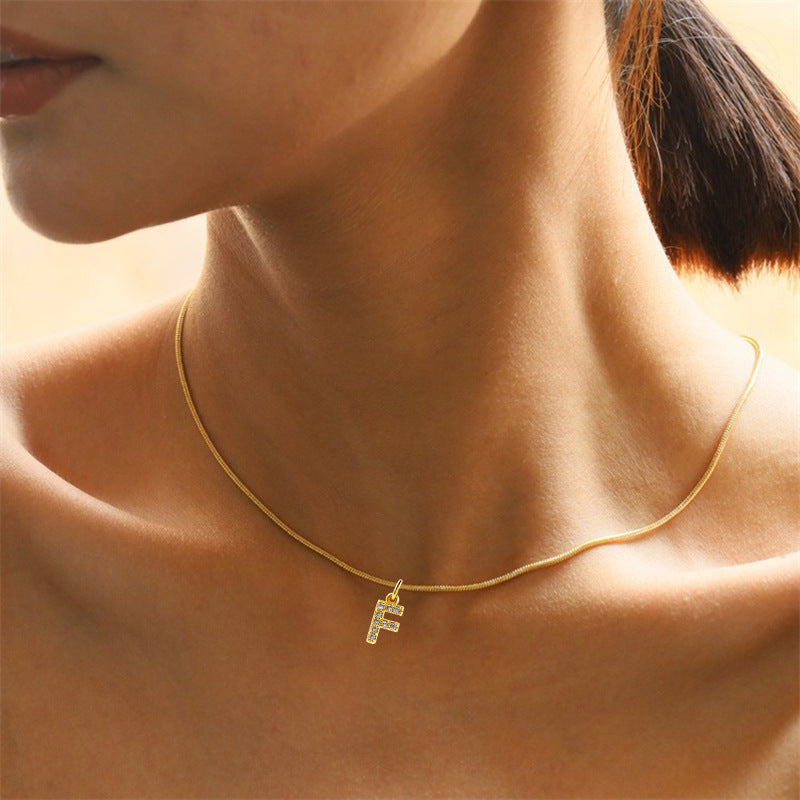 Fashion Personality Round Snake Clavicle Chain Female – Stylish Gifts — 1