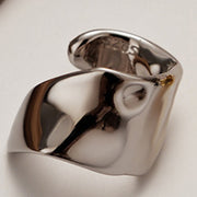 Sterling Silver Geometric Bump Ear Clip – Useful Gifts — 3