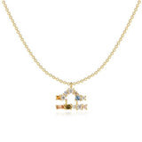 Twelve Constellations Colorful Zirconium Pendant – Jewelry Gift Ideas — 2