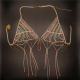 Women's Diamond Tassel Bikini Body Chain – Gifts for Her — 6