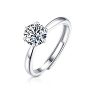 V-shaped Simulation Moissanite Diamond Ring – Jewelry Gift Ideas — 4