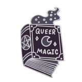 Magic Brooch Shadow Book Badge Gothic Art Accessories – Stylish Gifts — 1