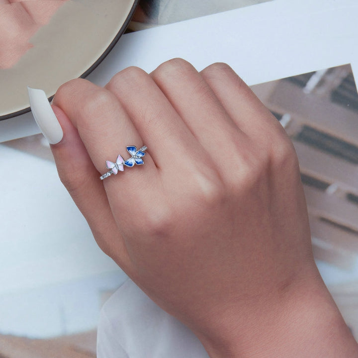 Original Design Gradient Dripping Butterfly Ring – Thoughtful Gifts — 1
