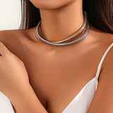 Fashion Metal Snake Bone Collar Women's Simple – Jewelry Gift Ideas — 20