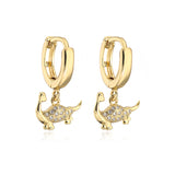 18K Copper Plated Micropaved Zircon Earrings – Stylish Gifts — 9