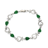 Hollow Love Bracelet With Rhinestones Fashion – Jewelry Gift Ideas — 11