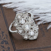 Luxury Vintage Style Lace Lady's Ring – Stylish Gifts — 2