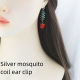 Raspberry Dark Style Two-dimensional Earrings – Stylish Gifts — 8