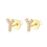 S925 Pure Silver Ear Nail With 24 Letters – Beauty Gifts — 8