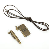 Vintage Brass Wax Rope Separator Rope Pendant – Jewelry Gift Ideas — 8