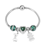 Green Ocean Heart Beaded Bracelet – Jewelry Gift Ideas — 5