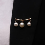Fashion Pearl Fixed Strap Charm Safety Pin Brooch – Jewelry Gift Ideas — 2