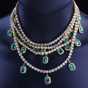 Retro Exaggerated Hip Hop Multilayer Rhinestone – Jewelry Gift Ideas — 3