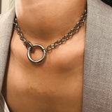 Punk Metal Geometric Necklace – Jewelry Gift Ideas — 4