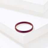 Titanium Steel Couple Vacuum Gold Plated Ring – Gifts for Couples — 8