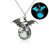 Glowing Vintage Flying Dragon Necklace – Jewelry Gift Ideas — 9