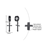 Titanium steel male pierced earrings – Gifts for Him — 5