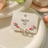 Sterling Silver Needle Stud Earrings For Women Simple – Gifts for Her — 15