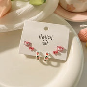 Sterling Silver Needle Stud Earrings For Women Simple – Gifts for Her — 15