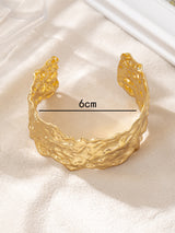 WT-B667 Unique Irregular Lines 18K Gold Plated – Jewelry Gift Ideas — 5
