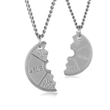 Dumbbell piece couple pendant – Jewelry Gift Ideas — 2