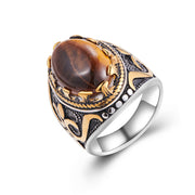 Tigereye Ring Fashion Domineering Vintage Ornament – Stylish Gifts — 7