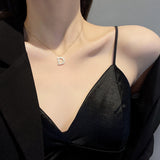 Haoshi Necklace English Letter D Pendant Clavicle – Jewelry Gift Ideas — 3