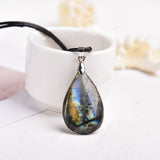Moonlight Stone Water Droplet Pendant Necklace – Jewelry Gift Ideas — 3