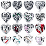 Heart-shaped Combination Silver Beads – Everyday Gifts — 1