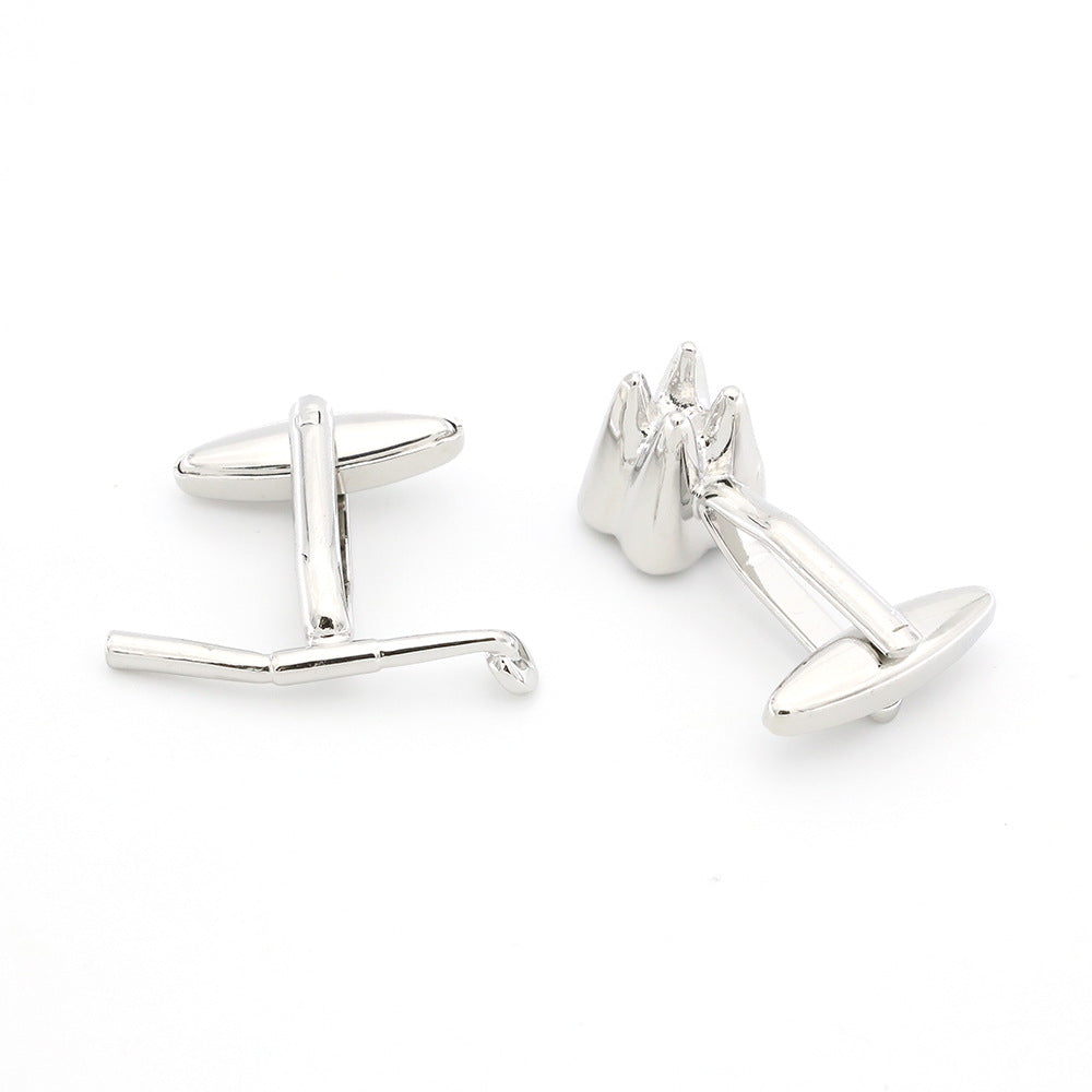 Dentist's Tools Dental Mirror Cufflinks Fun – Gifts for Couples — 1