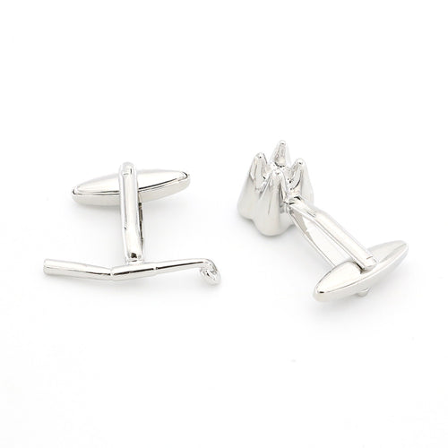 Dentist's Tools Dental Mirror Cufflinks Fun – Gifts for Couples — 1