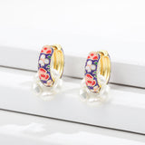 Alloy Printed Handmade Earrings Women's Creative – Gifts for Her — 8