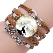 Multi-layered gemstone wolf bracelet – Jewelry Gift Ideas — 11