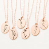 Classic And Simple December Flower Pendant – Jewelry Gift Ideas — 3