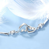 Simple And Sweet Personality Double Heart – Jewelry Gift Ideas — 4