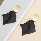 Irregular Geometric Metallic Earrings Exaggerated – Everyday Gifts — 5