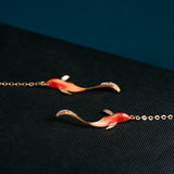 Women's Chinese Style Premium Goldfish Earrings – Stylish Gifts — 3