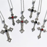 Cross Diamond Pendant Jewelry Necklace Punk Charm – Jewelry Gift Ideas — 6