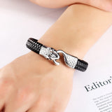 Stainless Steel Snake Scalp Bracelet Men's – Jewelry Gift Ideas — 6