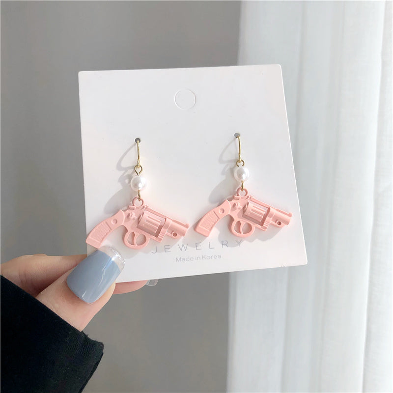 Cute And Funny Fun Earrings Pink Sweet Earrings Girl – Gifts for Kids — 1