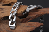 Stainless Steel Retro Bracelet Men's Fashion Titanium – Stylish Gifts — 3
