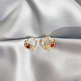 Temperament lily flower earrings – Small Gift Ideas — 8