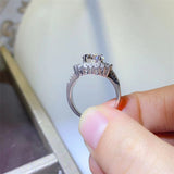2 Karat D Color Moissanite Ring – Gift Ideas — 8