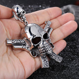 Punk Retro Skull Ghost Head Necklace Pendant – Jewelry Gift Ideas — 3