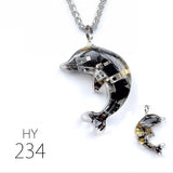 Dolphin Steampunk Electronic Pendant Necklace – Jewelry Gift Ideas — 9