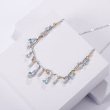 S925 Silver Natural Topaz Necklace – Jewelry Gift Ideas — 6