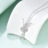 Alloy Colorful Dance Girl Shape Necklace – Jewelry Gift Ideas — 5